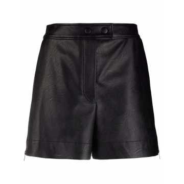 Layla eco-leather shorts