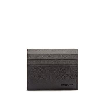 Saffiano-leather cardholder