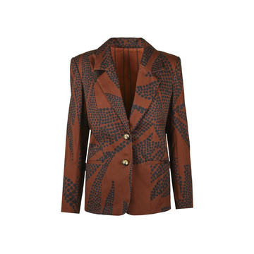 Classic Percussions Printed Cotton-Blend Blazer