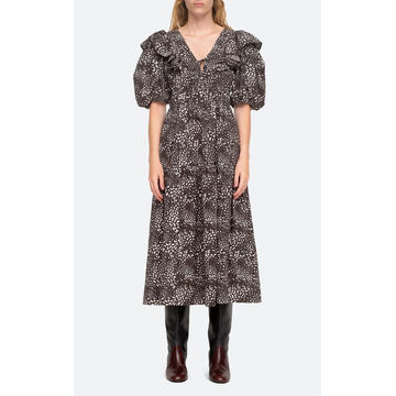 Calla Printed Cotton Midi Dress