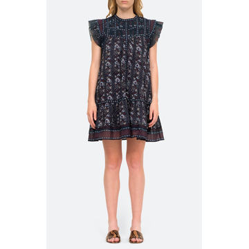 Nadine Border Print Tunic Dress