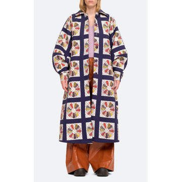 Pippen Patchwork Quilted Cotton Coat