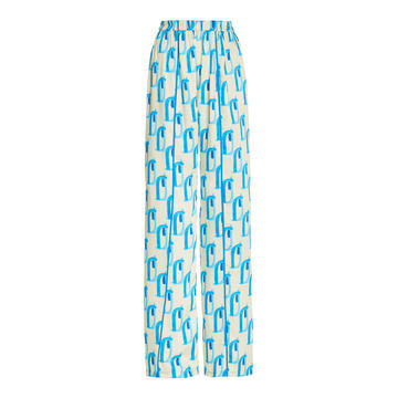 Zurek Printed Straight-Leg Pajama Pants