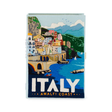 Amalfi Coast Book Clutch