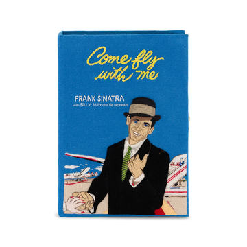 Sinatra Come Fly With Me Book Clutch