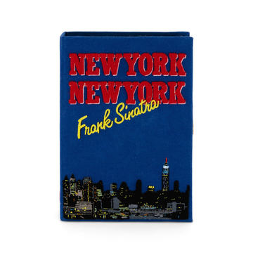 Sinatra New York Book Clutch