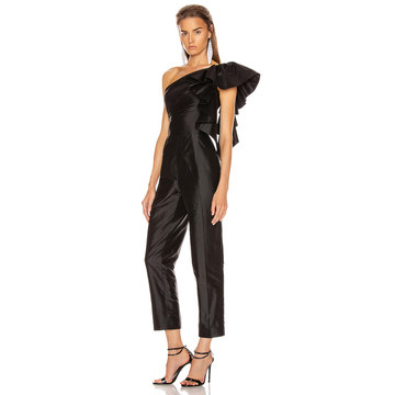 Ruffled One Shoulder Jumpsuit