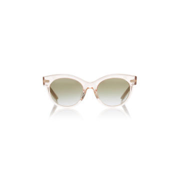 Georgica Oversized Round-Frame Acetate Sunglasses