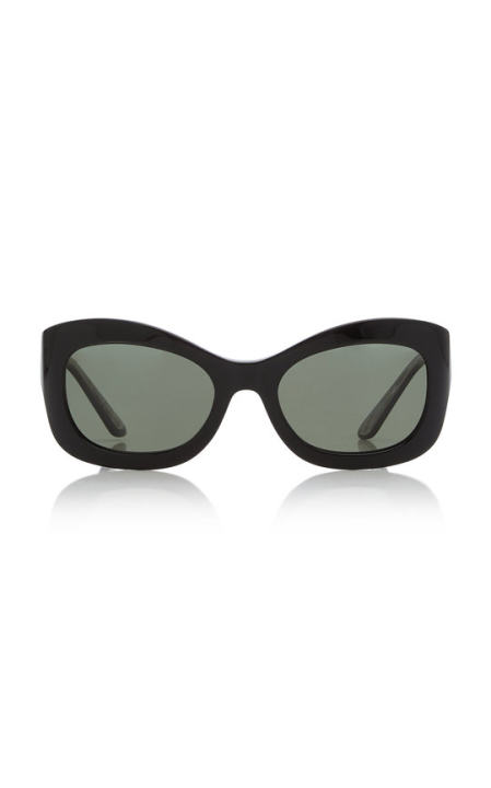 Edina Square-Frame Acetate Sunglasses展示图