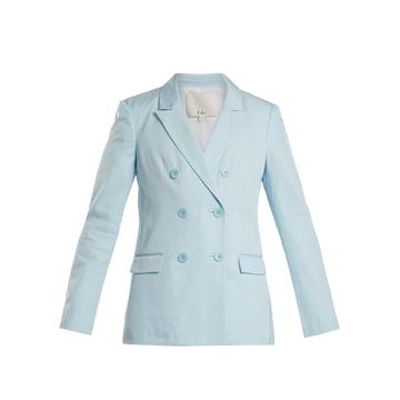 Steward double-breasted peak-lapel blazer