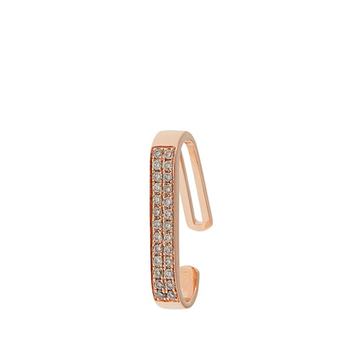 Diamond & rose-gold ear cuff