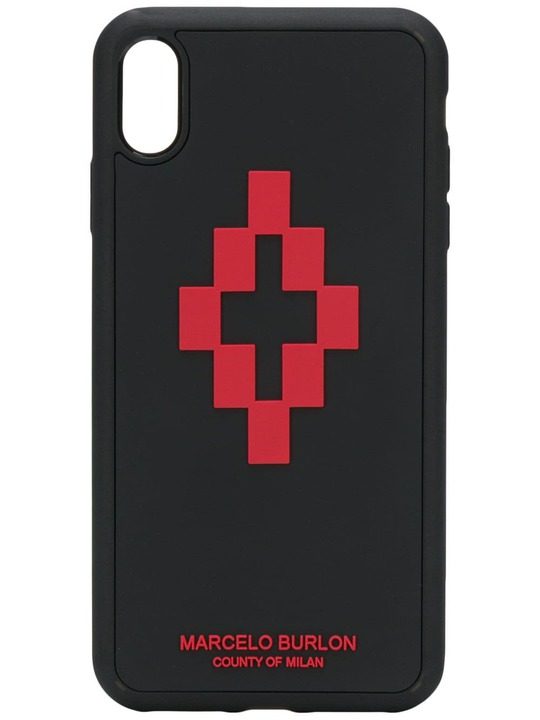iPhone XS Max立体感十字logo手机壳展示图