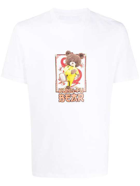 Kung Fu Bear 印花T恤展示图