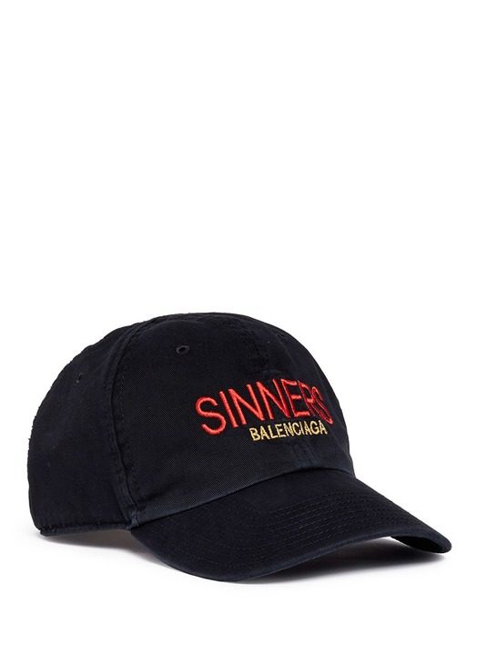 SINNERS LOGO刺绣棒球帽展示图