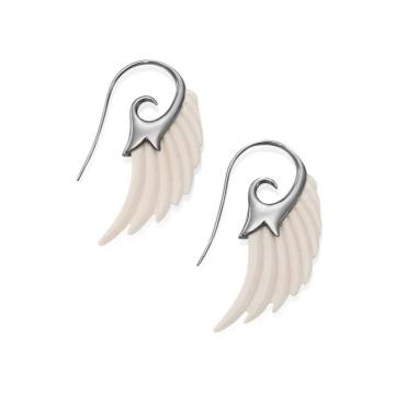 Fly Me To The Moon Ivory Wing Earrings