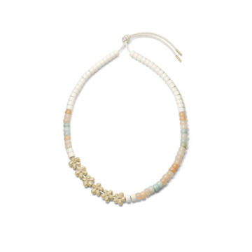 18K Yellow Gold Fiore & Forte Beads Necklace