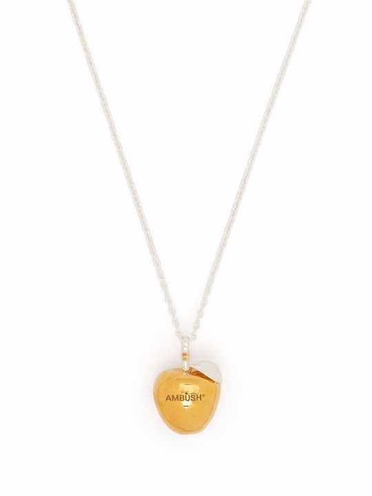 APPLE CHARM NECKLACE GOLD NO COLOR展示图