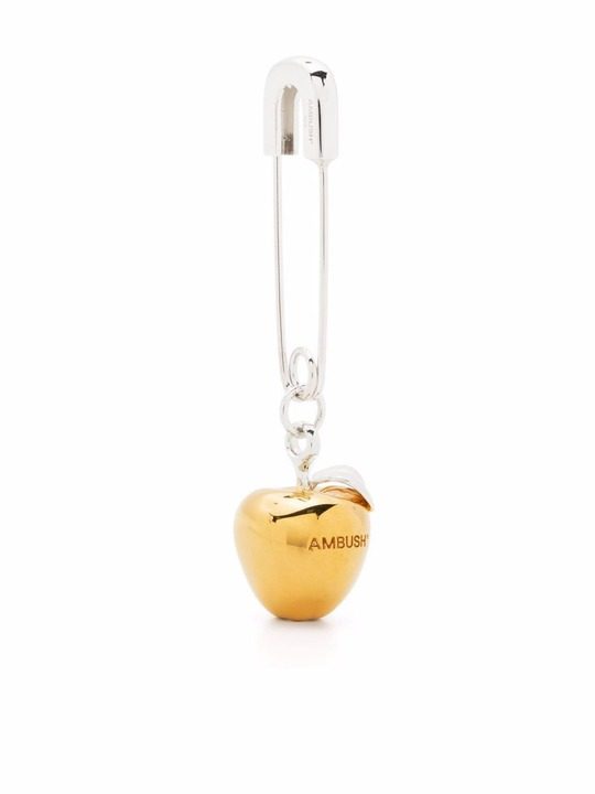 APPLE CHARM EARRING GOLD NO COLOR展示图