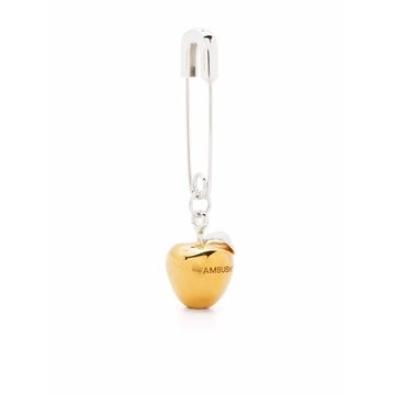 APPLE CHARM EARRING GOLD NO COLOR