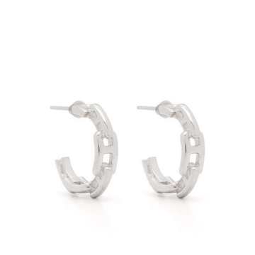 925 A CHAIN EARRINGS SILVER NO COLOR