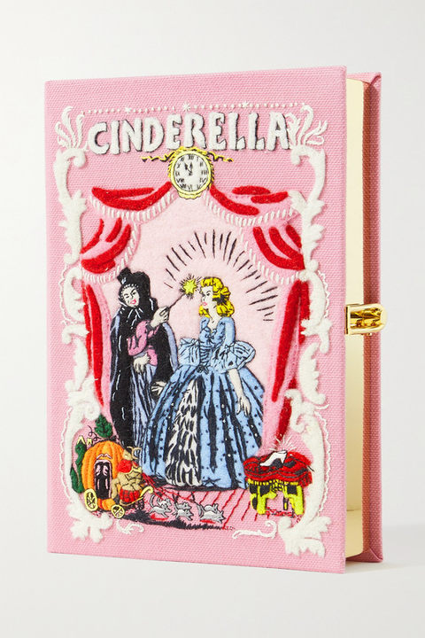 Cinderella 刺绣贴花帆布手拿包展示图