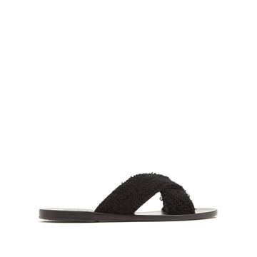 Thais shearling slides