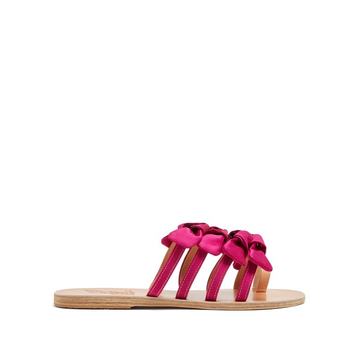 Hara bow-embellished satin slides