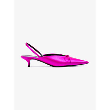 40 knife slingback pumps