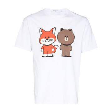 LINE FRIENDS 图案印花T恤