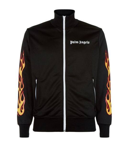 Flame Logo Zip-Up Sweatshirt展示图