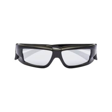 rectangular frame sunglasses