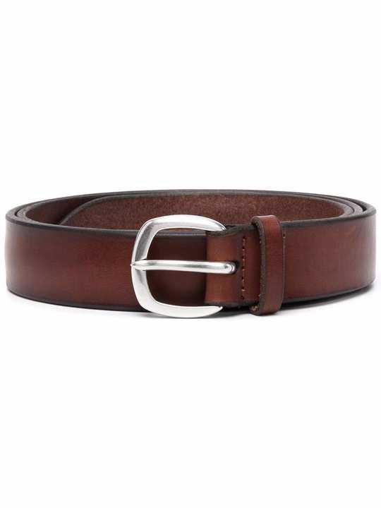 buckle-fastening leather belt展示图