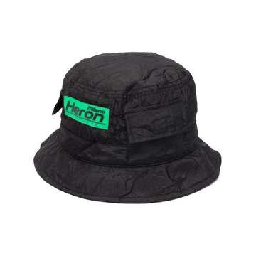 HP-TRADING CRINKLE BUCKET HAT BLACK GREE