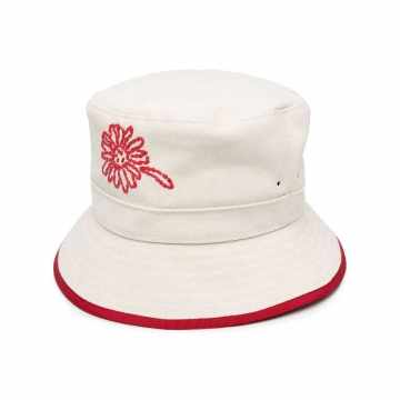 花卉刺绣渔夫帽