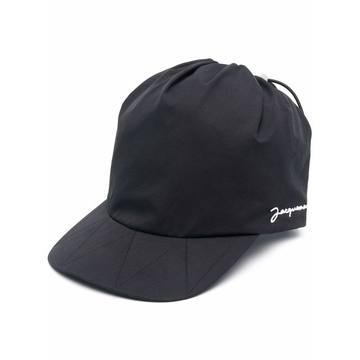 Cache col drawstring cap