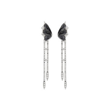 Fly By Night Crystal Haze Long Earring