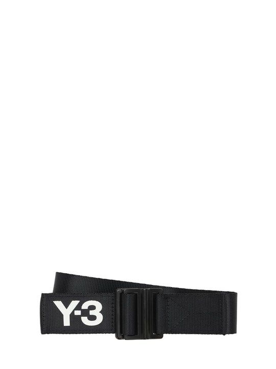 “Y-3”经典LOGO织物腰带展示图