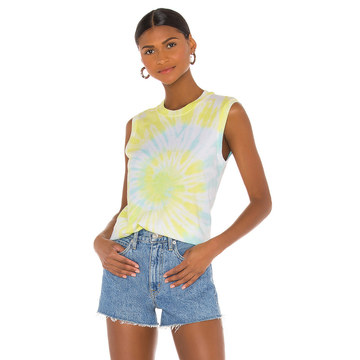 Classic Jersey Sleeveless Tie Dye Muscle Tee