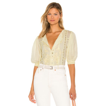 Brielle Embroidered Top