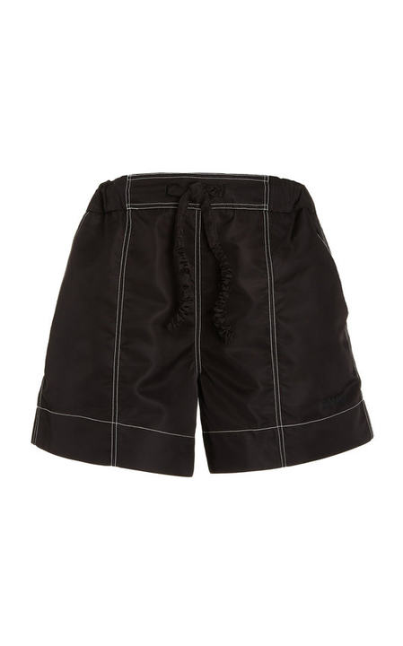 Contrast Stitch Mini Shorts展示图