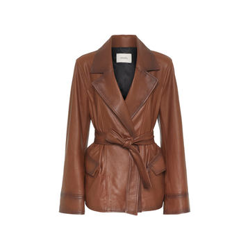 Sleek Statement Leather Jacket