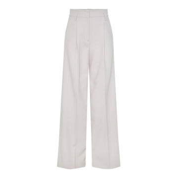 Refreshing Ambition Pleated Crepe Wide-Leg Trousers