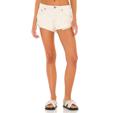 Natural Low Waist Bandit Denim Short