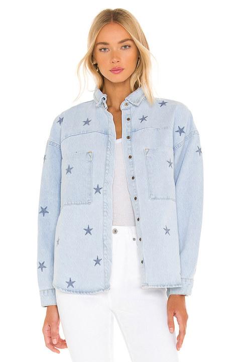 Starred Daria Denim Shirt展示图