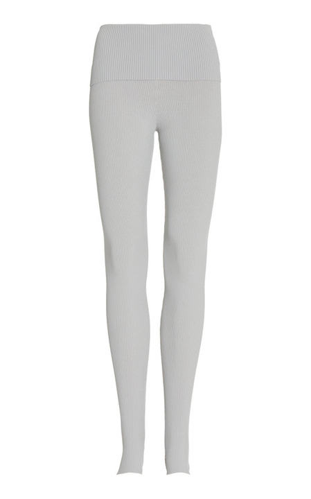 Exclusive Ballet Seamless Ribbed Jersey Stirrup Leggings展示图