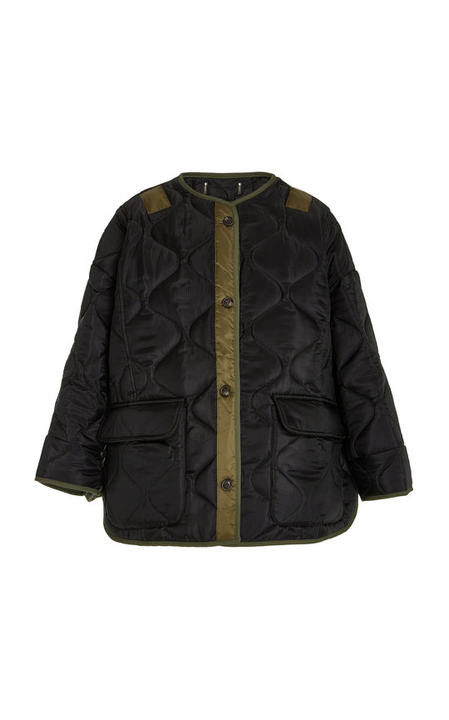 Teddy Oversized Quilted Jacket展示图