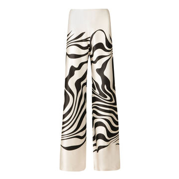 Matera Abstract-Print Silk Wide-Leg Pants