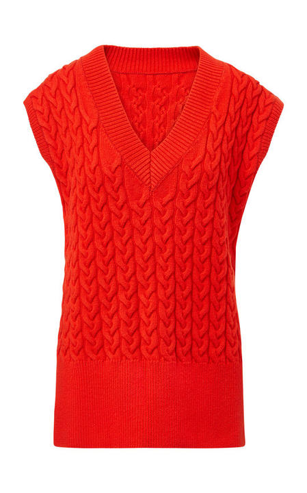 The Cable Knit Vest展示图