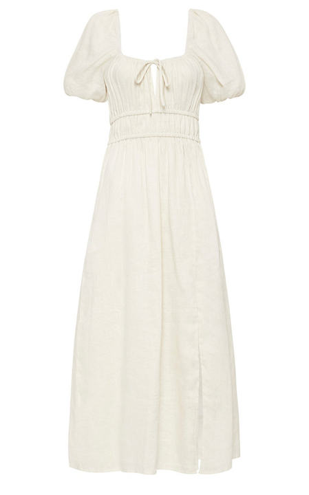 Tayari Linen Midi Dress展示图