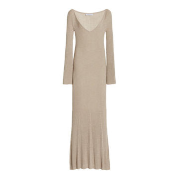 Paulo Cashmere-Silk Maxi Dress